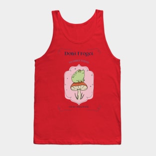 Don't froget to smile today. Stay positive Tank Top